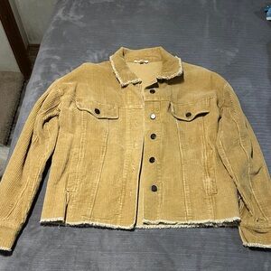 Mystree Tan Corduroy Jacket